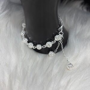 925 Sterling Silver Filigree Balls Link Bracelet